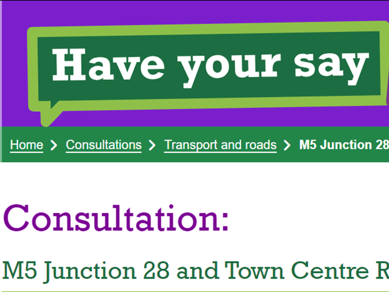 Devon County Council consultation website